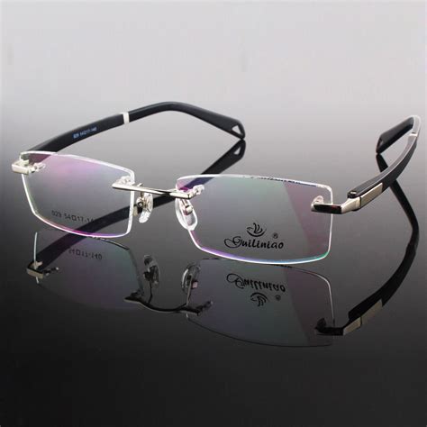 designer glasses mens|rimless designer eyeglasses for men.